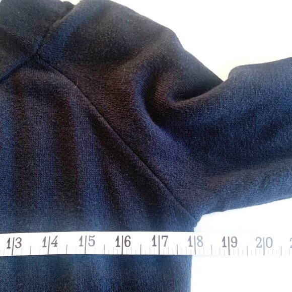 One Girl Who Angora Blend Black Open Cardigan Sweater Women’s Size Small - Picture 8 of 11